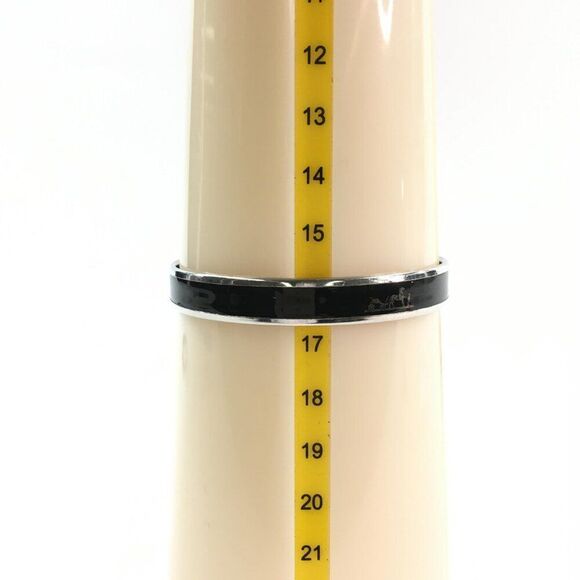 Hermes Black Enamel Caleche Horse and Carriage Bangle Bracelet - Picture 9 of 11